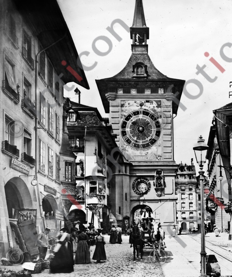 Bern. Der Zeitglockenturm | Bern. The Clock Tower (foticon-simon-023-057-sw.jpg)